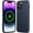 Dark Blue, variant on for iPhone 14 Pro Case for MagSafe, Soft Silicone Rubber Phone Cases for Apple iPhone 14 Pro with Built-in Magnets and Microfiber Lining for More Protection - Purple