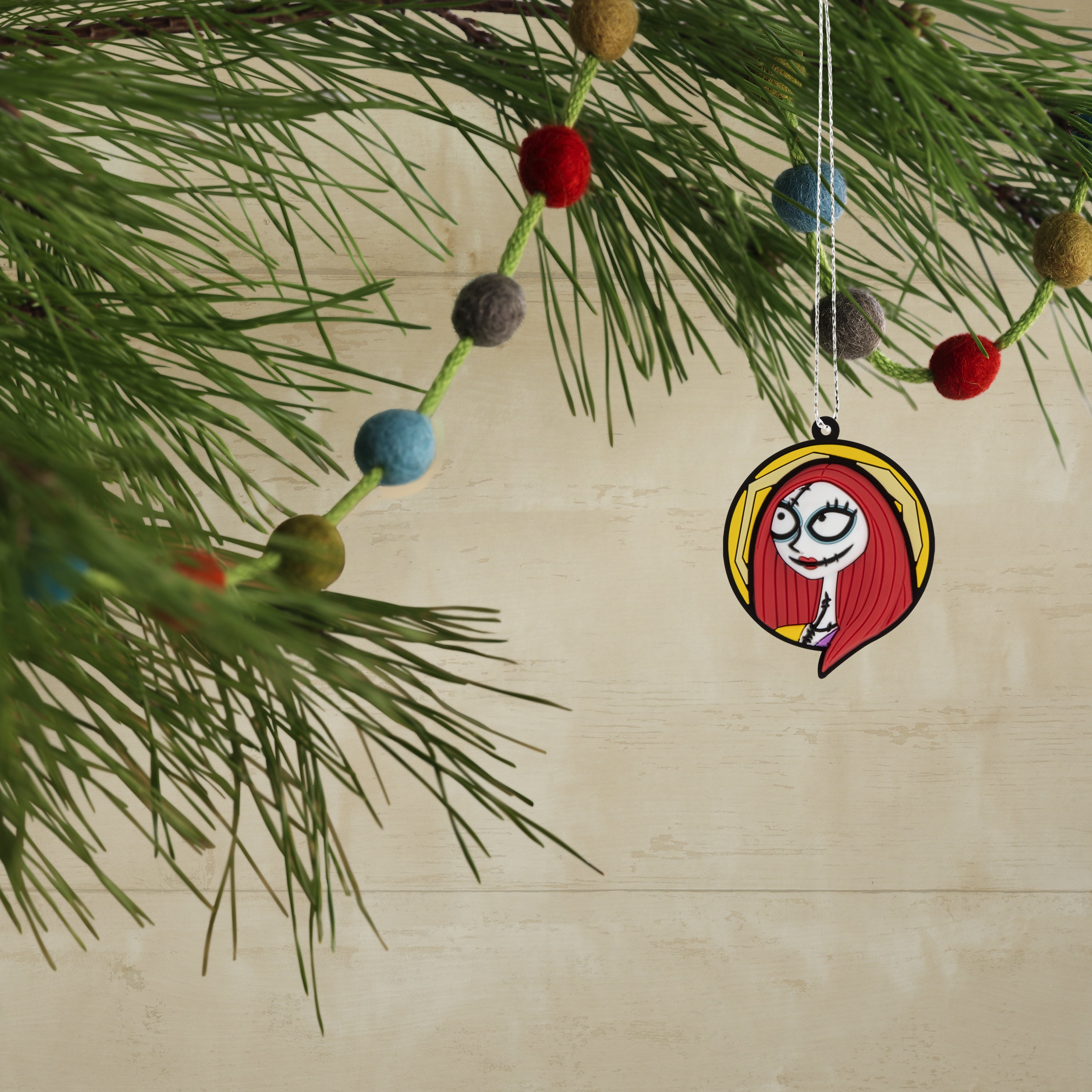 Hallmark Disney Tim Burton's The Nightmare Before Christmas Mini Christmas Tree Topper and Ornaments, Set of 5