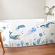 thumbnail image 4 of Calcomanías de pared con algas marinas bajo el mar, calcomanías de pared con tortugas marinas, calcomanías de arte de pared extraíbles con temática oceánica para baños, 4 of 7