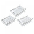 thumbnail image 3 of AMERTEER Refrigerator Organizer Bins with Handle  Pull-out Fridge Drawer Organizer  Freely Pullable Refrigerator Storage Box Fit for Fridge Shelf Under, 3 of 7