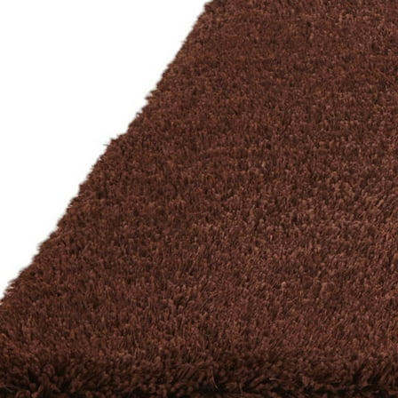 HomeRoots 553573 8 x 11 ft. Brown Shag Hand Tufted Rectangle Area Rug