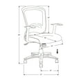 thumbnail image 2 of Monarch Specialties Office Chair, Adjustable Height, Swivel, Ergonomic, Armrests, Computer Desk, Work, Metal, Mesh, Black, Contemporary, Modern, 2 of 3
