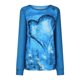 thumbnail image 4 of Camiseta de manga larga informal con cuello redondo para mujer Pompotops gfhjh17200, 4 of 8