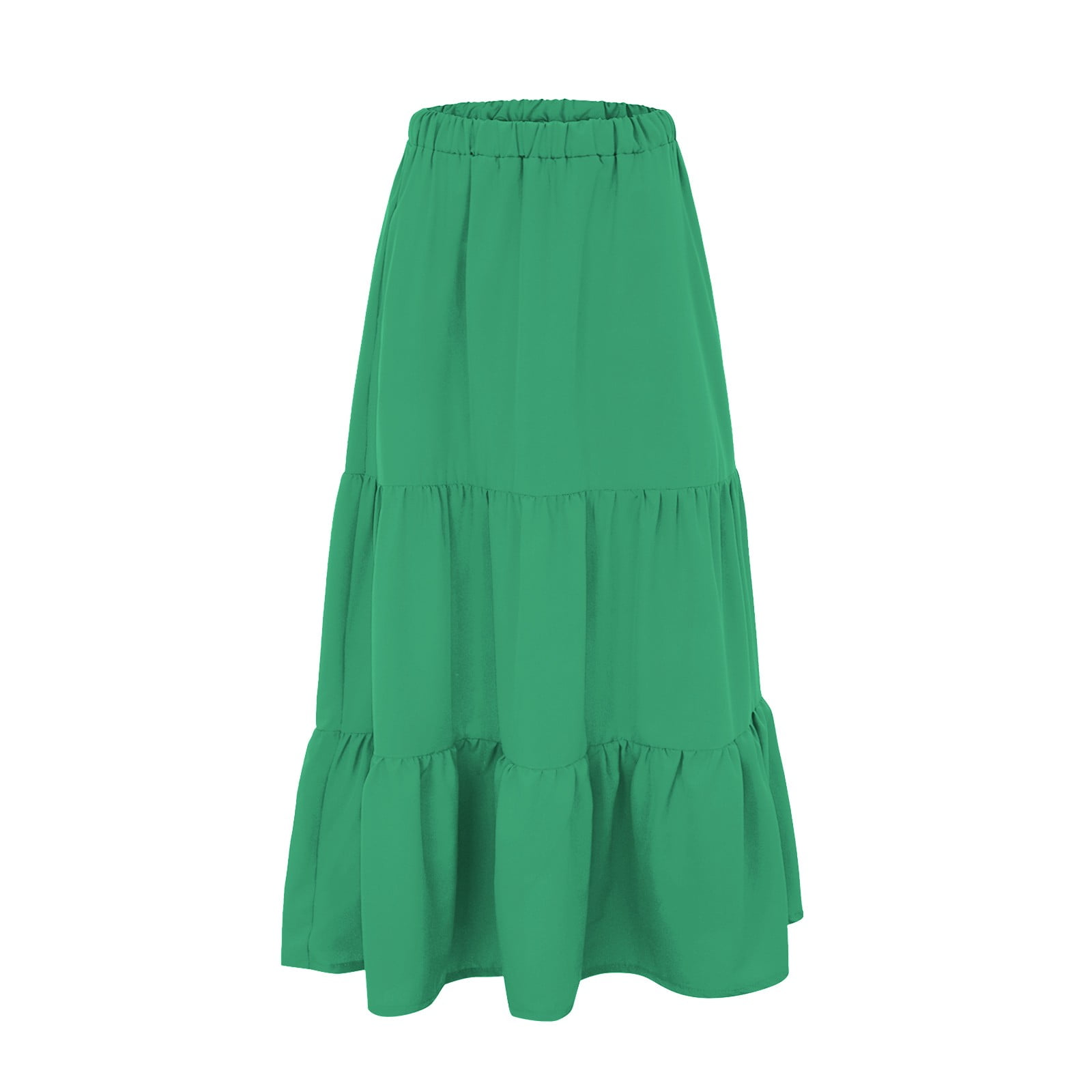 Vila tiered maxi skirt cheap