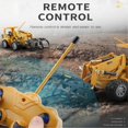 thumbnail image 5 of Remote Control Bulldozer 1/24 2.4GHz 5CH RC Construction Truck Engineering Vehicles Educational Toys for Kids with Light Music, 5 of 5
