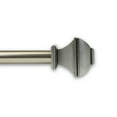 thumbnail image 2 of Domovina Arya 13/16" Single Curtain Rod-Color:Satin Nickel,Size:120-170", 2 of 2