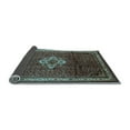 thumbnail image 2 of Ahgly Company Indoor Rectangle Persian Light Blue Traditional Area Rugs, 5' x 8', 2 of 4