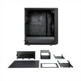 thumbnail image 3 of Fractal Design Meshify C Black ATX High-Airflow Compact Mid Tower Computer Case, 3 of 10