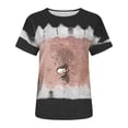 thumbnail image 4 of Top de manga corta para mujer con estampado degradado sexy de verano para mujer Fridja ghk691, 4 of 4