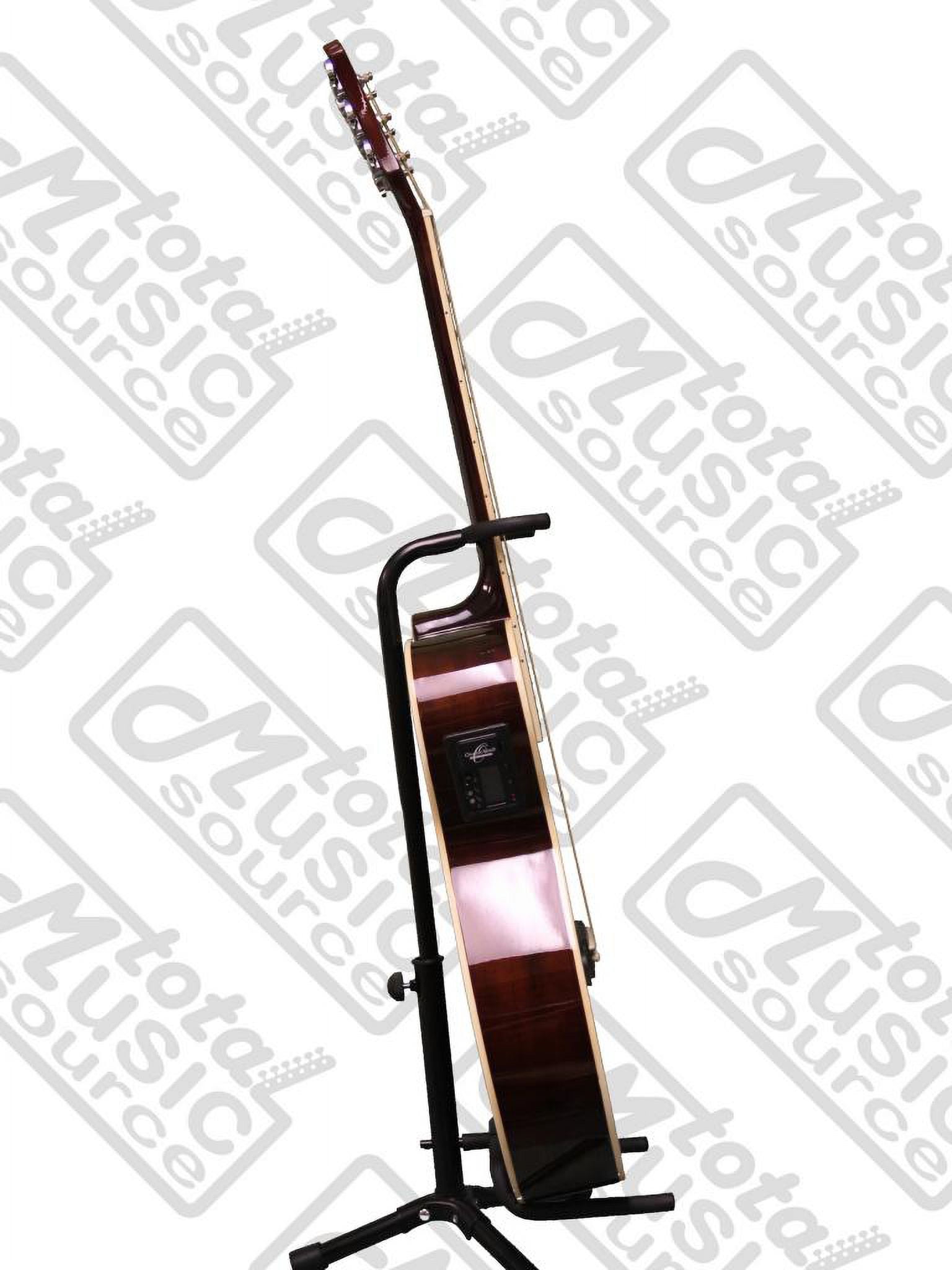 Oscar Schmidt OACEFN Guitar - Acoustic Electric Auditorium Size - Flame Natural