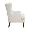 thumbnail image 6 of OakvillePark Velloria Textured Fabric Tufted Back Accent Chair, Beige, 6 of 12