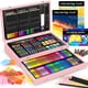 thumbnail image 1 of Art Supplies Caliart, set de arte de madera de lujo con estuche, paquete de 153 unidades, 1 of 7