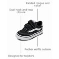 thumbnail image 2 of Zapato Vans Brooklyn LS V para niños negro/blanco talla 8.5, 2 of 3