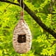 thumbnail image 1 of Nido de pájaros Cómodo lugar de descanso Césped natural Casa de pájaros Decoración al aire libre, 1 of 6