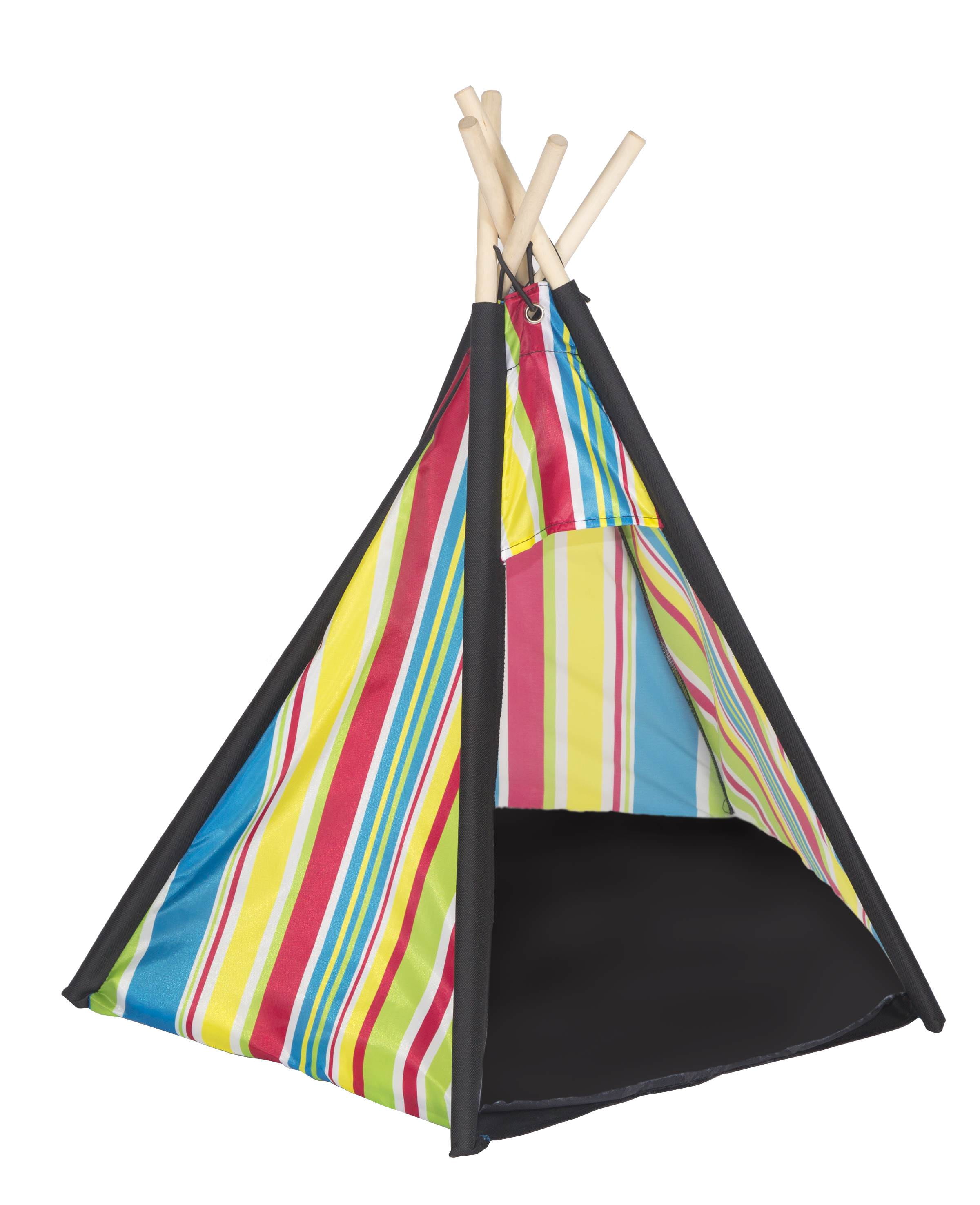 Pacific Play Tents Cozy Pet Teepee Dog House, Small, 26