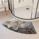 thumbnail image 1 of Mott 50 Fast Drying Corner Shower Mat Non Slip Curved Bath Mat For Circular Shower Soft Absorbent Sector Carpet For Bathroom Comfotable Footmatpad Pin50*80cm, 1 of 5