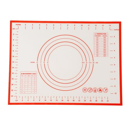 Non Slip Silicone Pastry Mat With Measurements For Silicone Baking