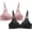 Pink, variant on Herrnalise 2pcs New Activewear Women's Comfort Devotion Underwire Bra, Full Coverage Convertible T-Shirt Bra