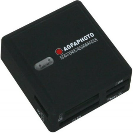 73-in-1 Card Reader/Writer Compatible with All Versions of SD/HC, Micro SD, CF, XD, MS/Pro Duo and SIM