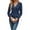 Navy Blue, variant on Womens V Neck Long Sleeve Tops Dressy Casual Fall Shirts Puff Sleeve Loose Tunic Trendy Tops Blouses Navy Blue L