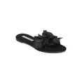 thumbnail image 1 of New Women Liliana Carnival-1 3D Flower Decor Open Toe Flat Slide, 1 of 5