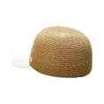 thumbnail image 2 of Surell Accessories Paper Straw Baseball Cap, Brown, 2 of 3