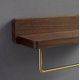 thumbnail image 3 of (10*30 Cm)porte Papier Toilette Doble Instalación Bois Massif Htre Drouleur Soporte Papier Wc Mural Auto-adhsif Monedas Arrondis Porte Rouleau Dco, 3 of 4