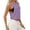 Purple, variant on Women T Shirt Crew Neck Tee for Everyday Comfort And Fit Lightweight Breathable Blend Top for Casual Wear Loose Fit Womens Summer Shirts Workout Shirt Womens Athletic V Neck Shirts Women