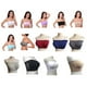 thumbnail image 4 of Sujetador inalámbrico sin tirantes BRAS BUSTA CANDEAU acolchado acolchado Tubo sin fisuras Top íntimo con buena elasticidad Estilo básico para vestido de noche Blanco Hollow Back Methold AP008613-13B, 4 of 6