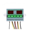 thumbnail image 4 of ZFX-ST3012 Dual Temperature Controller,Digital Thermostat, Incubator Control Microcomputer Dual Probe DC 12V 24V/AC ,Save Energy, 4 of 6