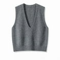 thumbnail image 2 of International Selection Deep V-Neck, Athleisure, Sleeveless Outerwear Vest (Women's), 2 of 11