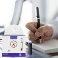 thumbnail image 3 of Erasable Ink Pen - Push Action Smooth Writing with Refillable Cartridges for Effortless Note-Taking and Styling 5PCS, 3 of 5