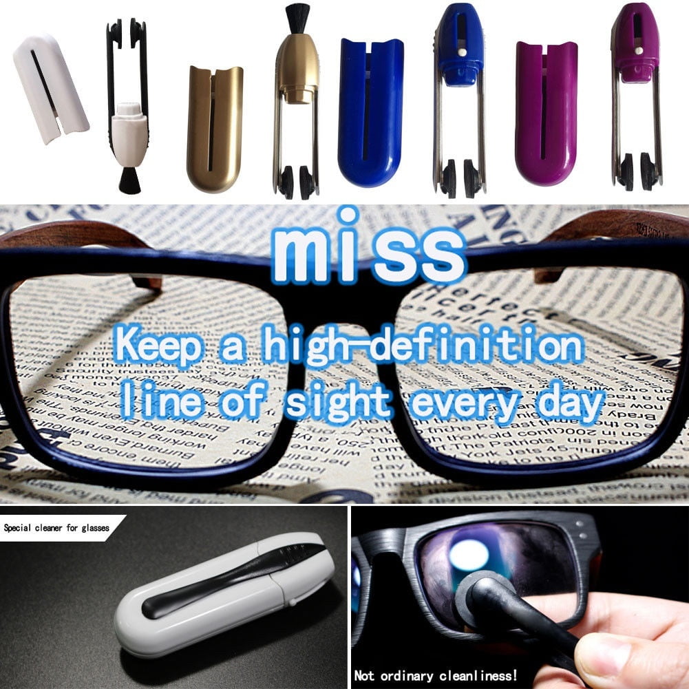 Eyeglass Cleaner Brush Sunglass All In One Glasses Lens Cleaning Tool