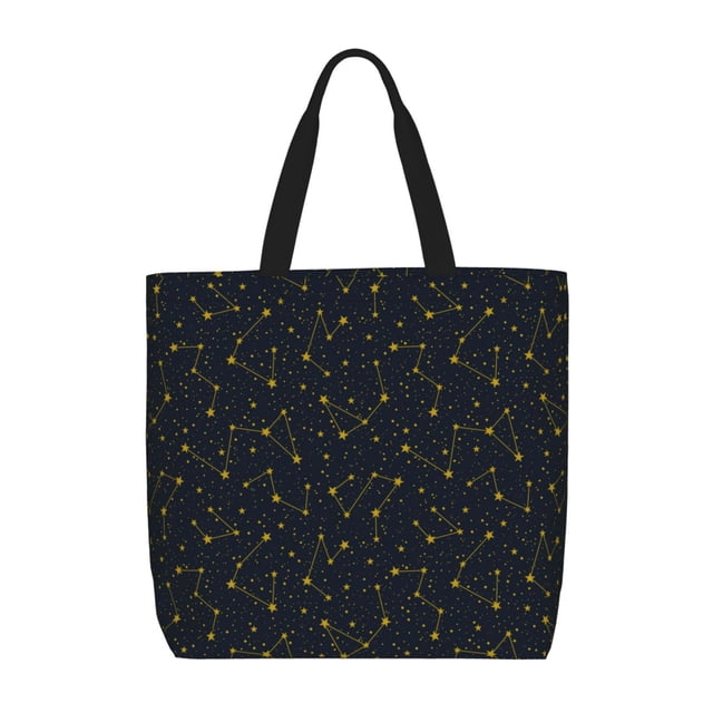 Balery Constellation Bolsa de Mano para Mujeres con Cremallera, Bolsa de Gimnasio con Compartimentos, Bolsa para Laptop, Bolsa para Trabajo