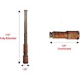thumbnail image 3 of Roorkee instruments India Brass J Scott Pirate Telescope with Imprinted Leather Case 17", 3 of 6