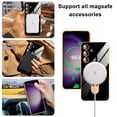 thumbnail image 3 of Dteck for Samsung Galaxy S24 Plus Case with Magnetic Ring Stand, Compatible with MagSafe, Full Camera Lens Protection, Luxury Plating Slim Cover Samsung S24 Plus Phone Cases for Women Men,Black, 3 of 4