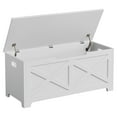 thumbnail image 7 of Storage Chest, 39.4" Chest for Boys Girls, Wood Large Toy Box, Storage Bench with Safety Hinge, Farmhouse Storage Trunk for Entryway, Living Room, Bedroom, Playroom, 7 of 7