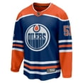 thumbnail image 2 of Men's Fanatics Troy Stecher Royal Edmonton Oilers Home Premier Breakaway Player Jersey, 2 of 3