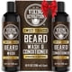 thumbnail image 1 of Jabón y acondicionador Viking Revolution para barba para hombre con aceite de argán y aceite de jojoba - Suavizante y fortalecedor de barba. Champú y acondicionador para barba con aceite (283 g, tabac, 1 of 1