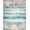 Blue Cream Coral, Pattern 4, variant on ODIKA Starfish Ocean Motif Seashell Border Wave Bathroom Coral Reef for Home Office, Gaming Room, Under Desk, Non-Slip Chair-Friendly
