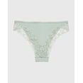 thumbnail image 5 of Cheeky Panty With Lace Trim in Iceberg Green, 5 of 5
