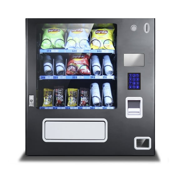 EPEX G318 Table Top Combo Vending Machine with LED Glass Front - No Refrigeration