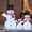 Red, variant on Joyfy 3 Pcs Collapsible Snowman Yard Light Christmas Outdoor Decorations,3D 270 Pre-Lit LED Snowman Christmas Decorations,Christmas Yard Light with Stakes Holiday Decor