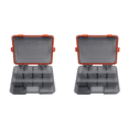 thumbnail image 4 of Caja de pesca portátil, cebo impermeable, cajas de anzuelos, herramienta de pesca (trompeta roja), 4 of 5