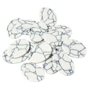 10x Cabochon Gemstones Embellishments Crafts Turquoise Loose Beads White