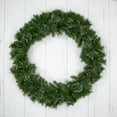 thumbnail image 2 of Northlight 36" Prelit Mixed Cashmere Pine Artificial Christmas Wreath - Clear Lights, 2 of 5