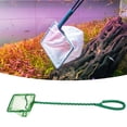 thumbnail image 3 of Unique Bargains 2Pcs Aquarium Fish Net Aquarium Fish Tank Accessories Small Fish Fine Net Green 7.3x6.5 cm, 3 of 7