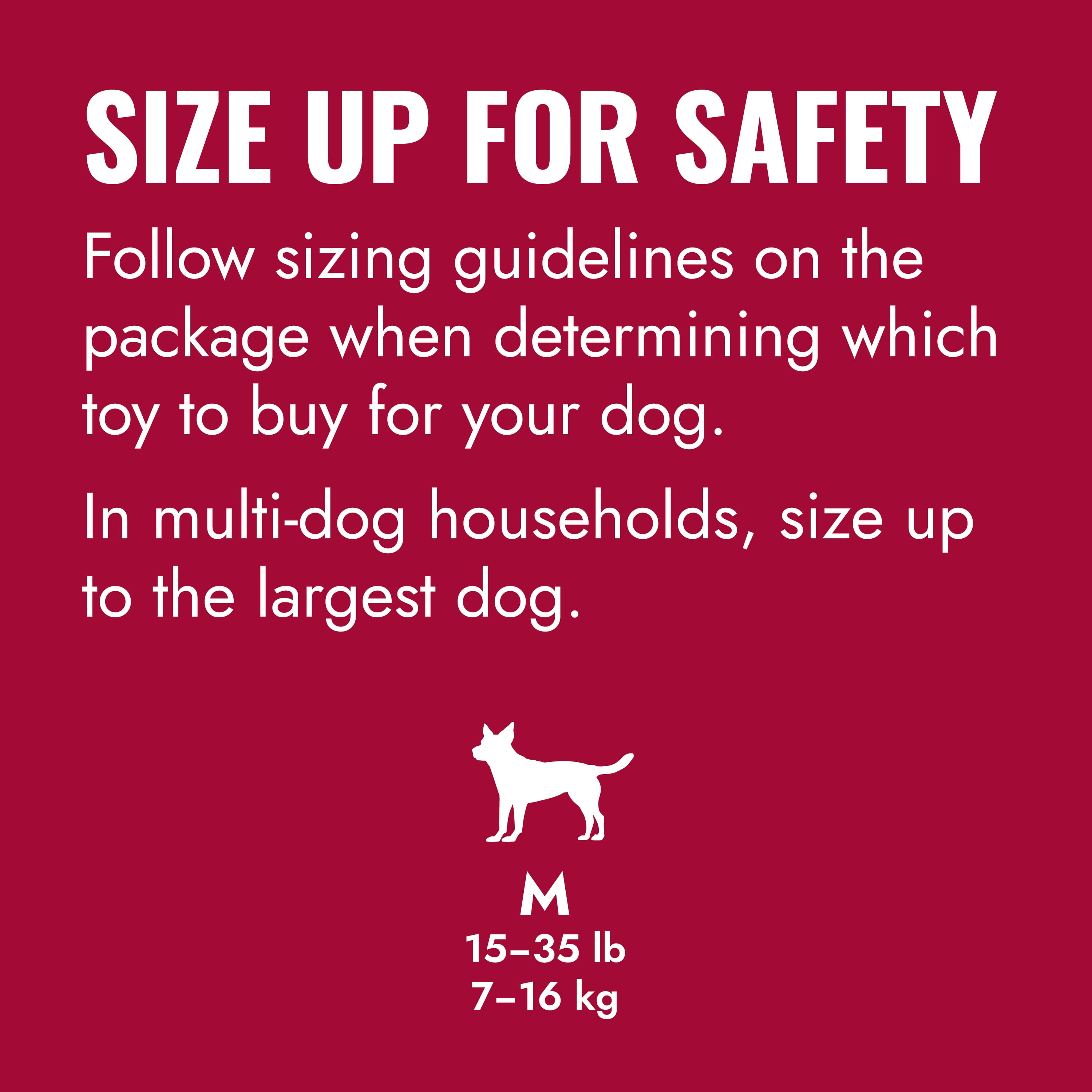 KONG® Tug Comfortable Grips Dog Toy, Red, Medium
