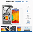 thumbnail image 3 of Tempered Glass Screen Protector for Samsung Galaxy Note 3 - HD Clear, Anti-Fingerprint, 0.33mm, 3 of 8