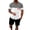 White, variant on Vedolay Short Sets Men 2 Piece Outfits Men Stylish Printed Tracksuits Sport Summer Short Sleeve and Shorts Set for Men,Black XL